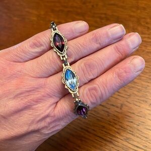 UNMARKED Vintage 1928 Silvertone Bracelet